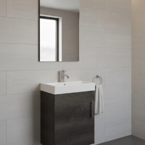 Wood Wall Mounted Basin and Vanity