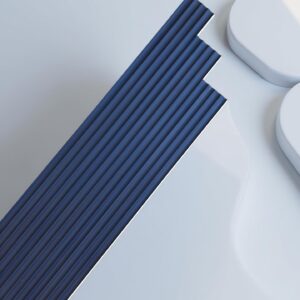 Concave Wall Panel Midnight Blue