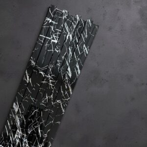 Black Marble PVC fluted wall panel