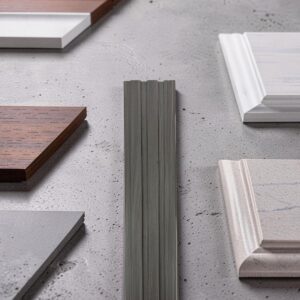 Grey Oak PVC fluted wall panel